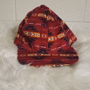 Tribal Pattern Red Cap
